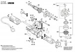 Bosch 3 601 C94 261 GWS 750 Angle Grinder 110 V / GB Spare Parts GWS750